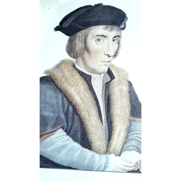 Sir John Godsalve Portrait From the Court of Henry VIII Engraving after Holbein - Picture 3 of 7